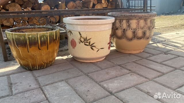 Горшки керамические для цветов бу купить в Туле | Товары для дома и ...