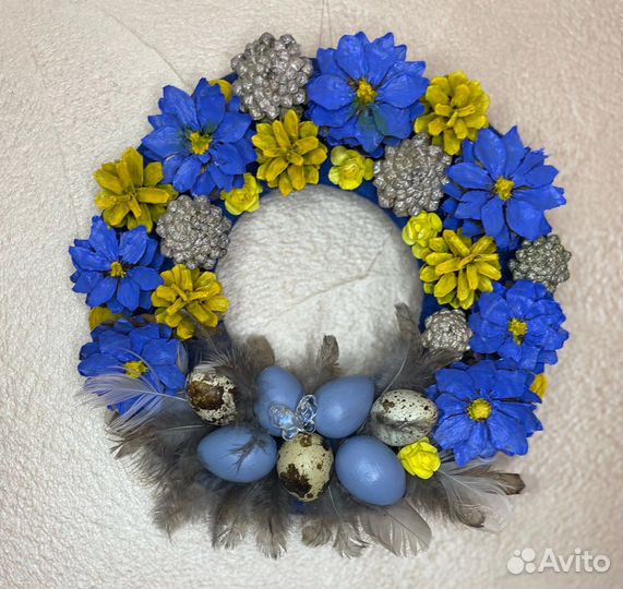 Интерьерное украшение. из природных материалов