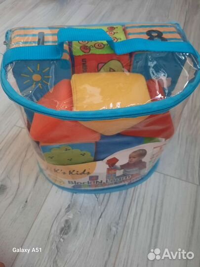 Мягкие кубики KS kids оригинал