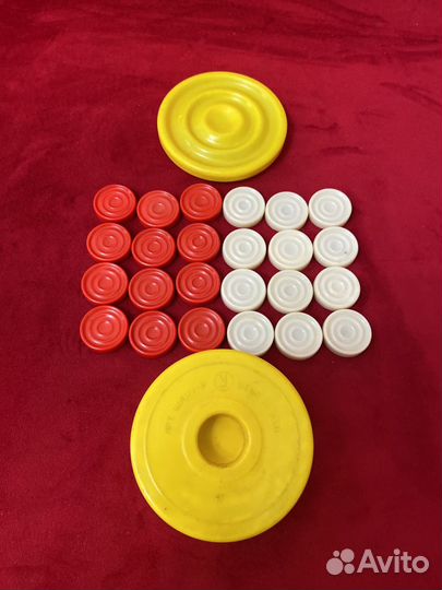 Шашки СССР №3 карболитовые