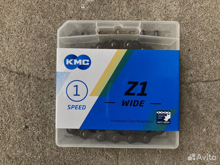 Цепь 1ск. фикс KMC S1 Z1 K1 HL1 Izumi Sram fix