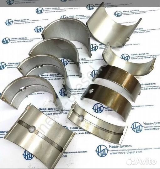 Вкладыши коренные двигателя 4Ч8,5/11
