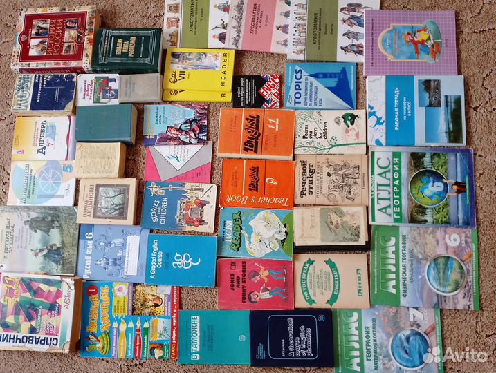 Учебники, словари, книги детские