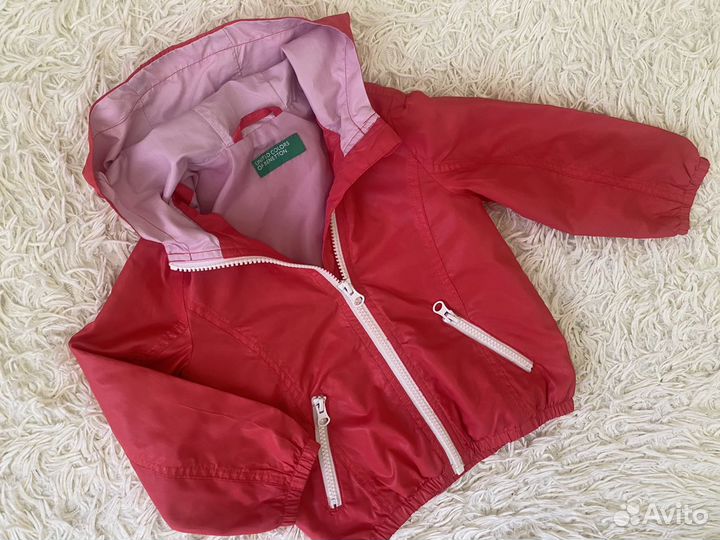 Ветровка, легкая курточка на девочку Benetton 92 р