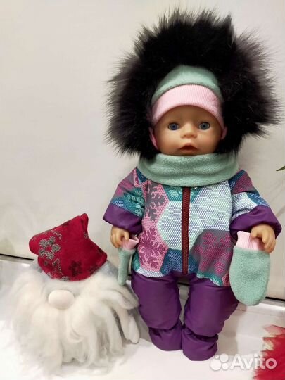 Одежда для куколк(Комбинезон) беби борн 43-45 см