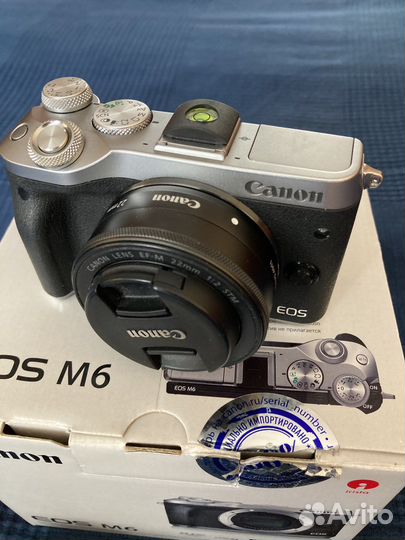 Фотоаппарат canon eos m6 + объективы + аксесуары