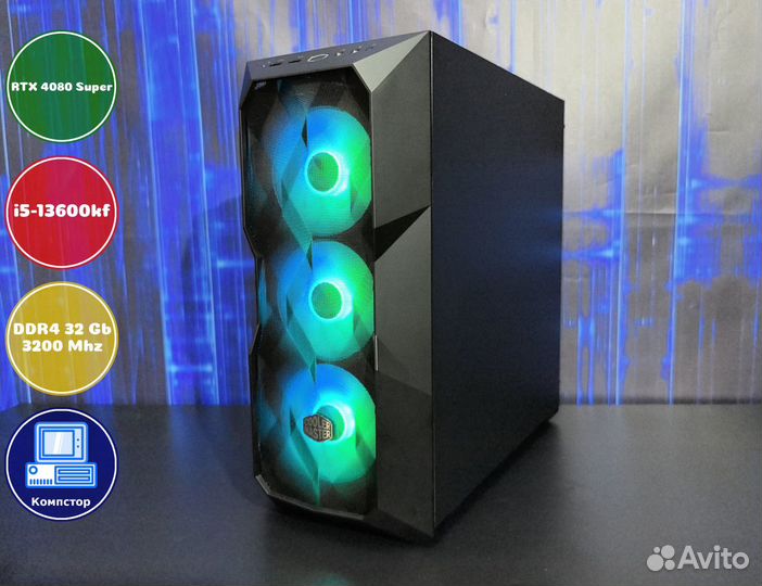 Мощный игровой пк i5-RTX4080SUP-32DDR4-XFV6382-B760