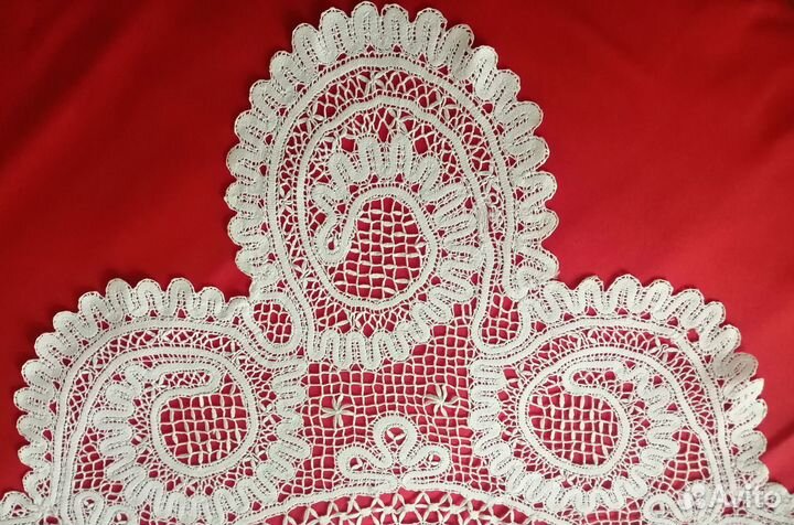 Винтаж. Старинная скатерть. Вологодское кружево