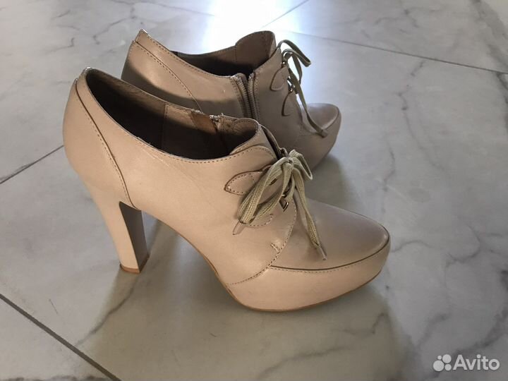 Ботильоны туфли бежевые Calipso 37