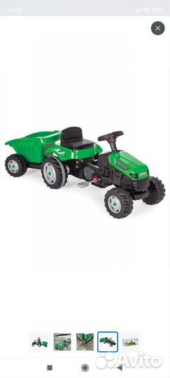 Трактор с прицепом педальный Pilsan