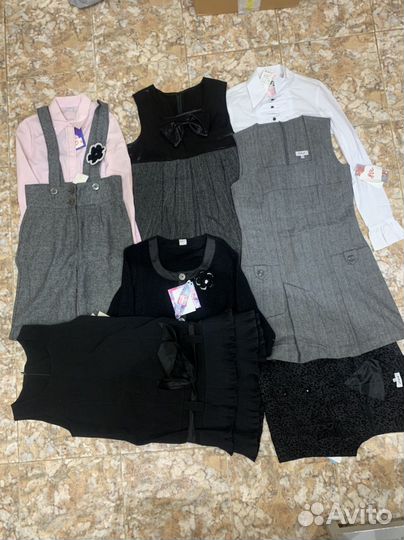 Школьная форма серая 158