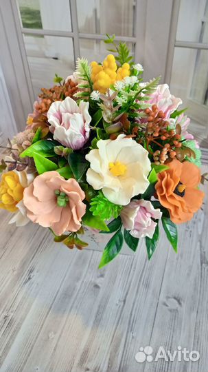 Весенний букет - мыло ручной работы