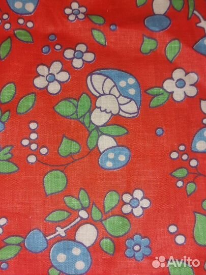 Отрез ткани хлопок СССР