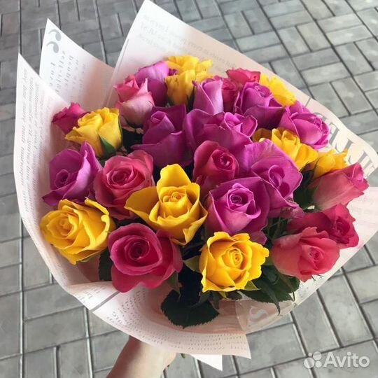 Свежие цветы от склада Доставка Омск