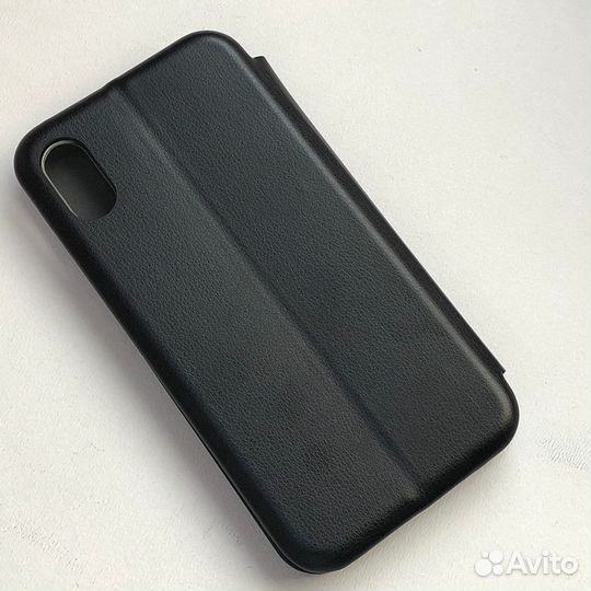 Кожаный чехол-книжка на iPhone XS