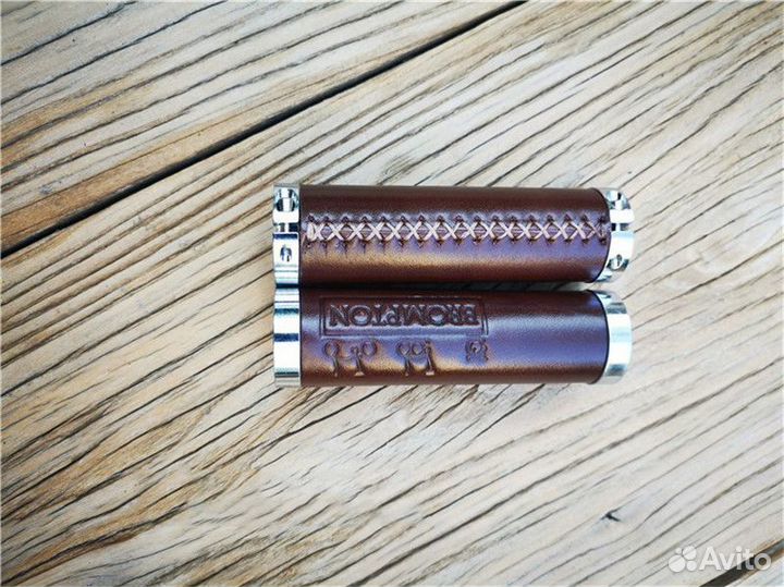 Грипсы brompton из натуральной кожи