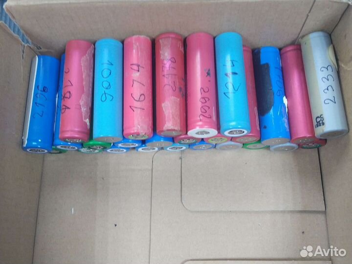 Аккумуляторы бу 18650