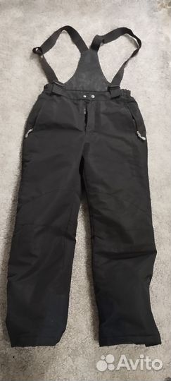 Зимние брюки на лямках