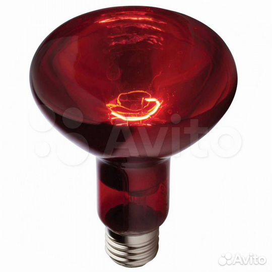 Инфракрасная Лампа для обогрева куриц цыплят 250Вт