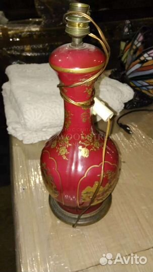 Лампа настольная. Шинуазри. Винтаж