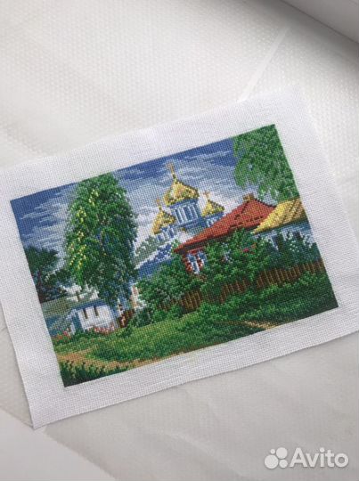 Картина вышитая крестиком