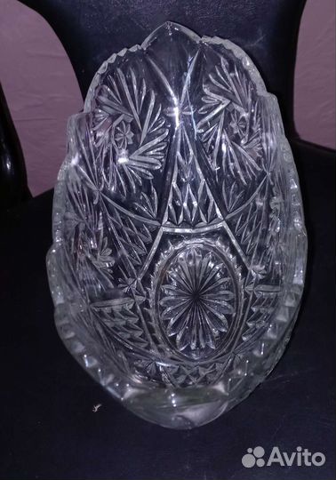 Хрустальная ваза времен СССР. Редкая