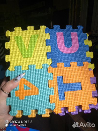 Пазл Коврик детский, мягкий