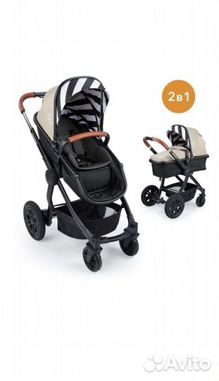 Коляска 2 в1 трансформер Happy Baby mommer