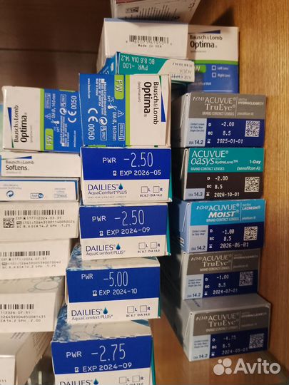 Линзы контактные