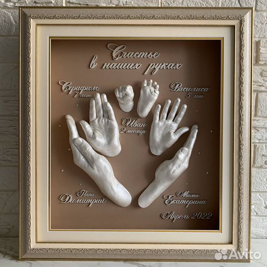 Слепки ручек и ножек в формате 3D