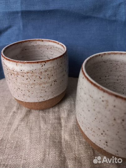 Керамические стаканы ручной работы