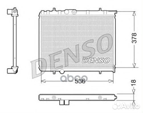 Радиатор системы охлаждения DRM21034 Denso