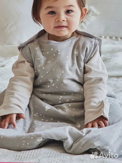 Спальный мешок доя малышей от 0-6месяцев хлопок