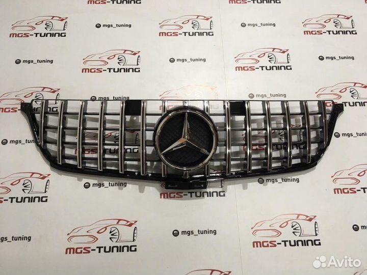 Решетка на Mercedes ML w166 GT Chrome