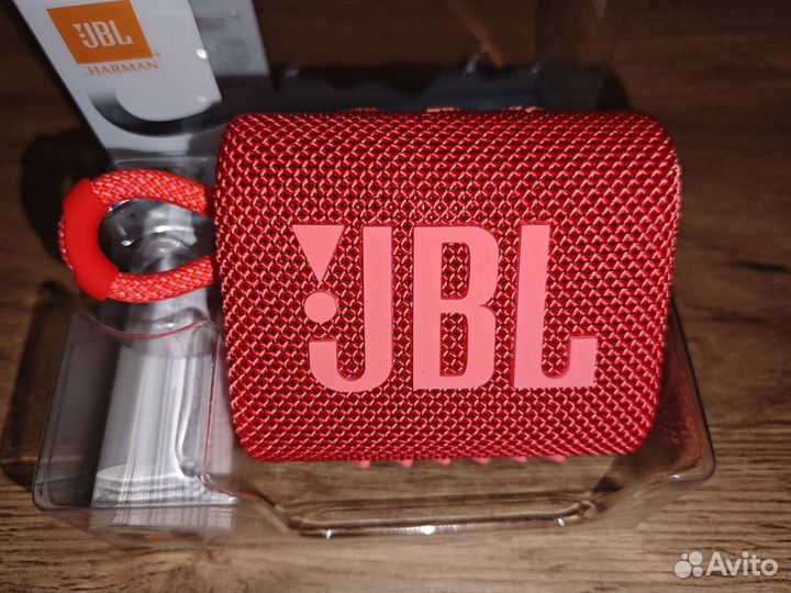 Портативная акустическая система JBL GO 3 Red