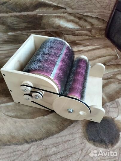 Кардер барабанный для шерсти