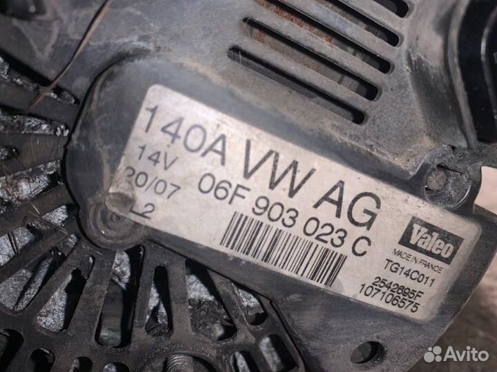 Генератор Volkswagen Golf 1.9 TDI 2007