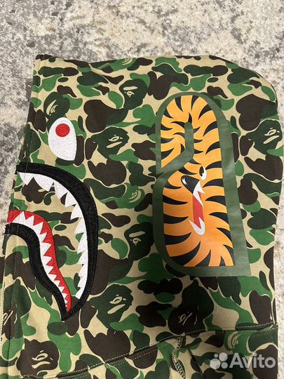 Зип худи bape shark