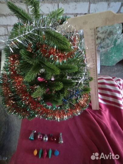 Мини ёлка СССР с Мини игрушками