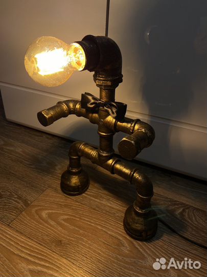 Лампа настольная ручная работа