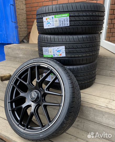 Новые колеса R21 Mercedes S222 Разноширокие