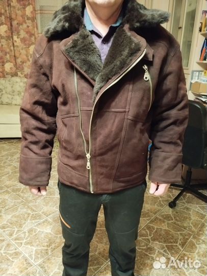 Дубленка натуральная мужская 50 52 новая