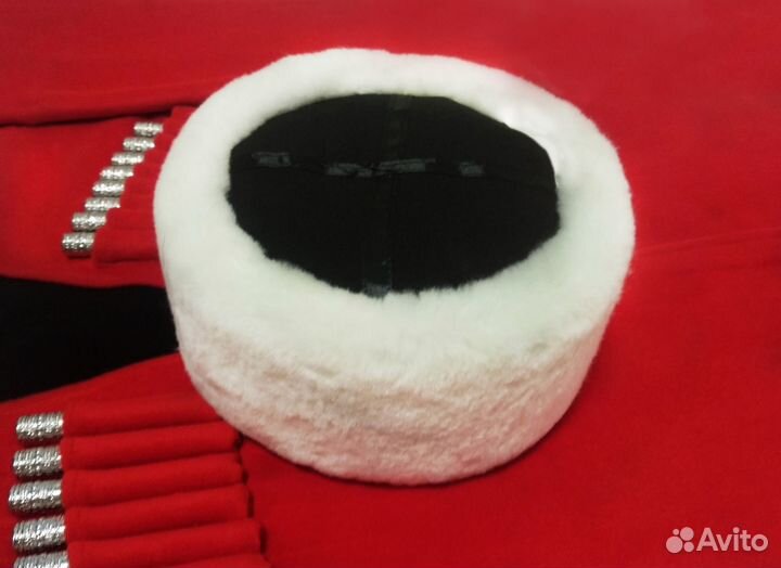 Кубанка из белого мутона Яценко