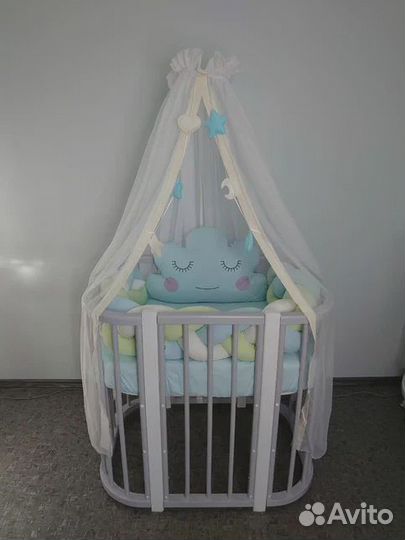 Детская кровать / Кроватка трансформер 7 в 1 Mika