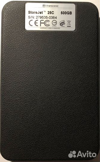 500 гб Внешний 2.5” HDD Transcend StoreJet 25C
