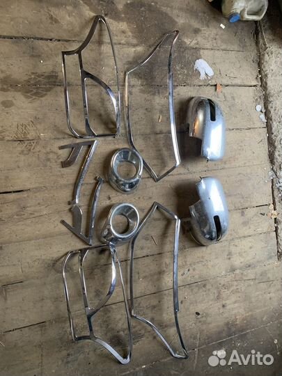 Хром накладки на фары