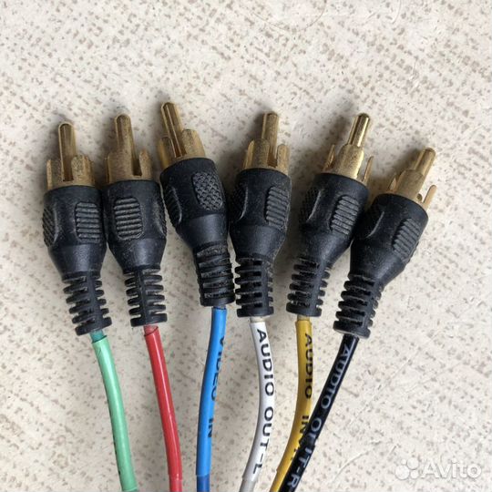 Кабель скарт/тюльпаны