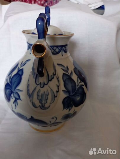 Чайник заварочный фарфоровый СССР большой доливной