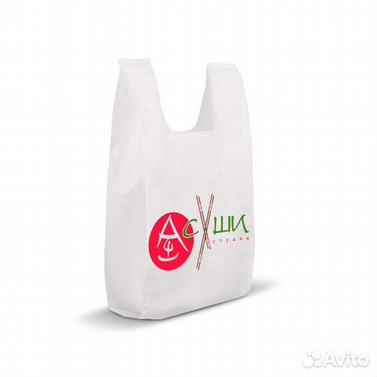 Пакеты майка с логотипом