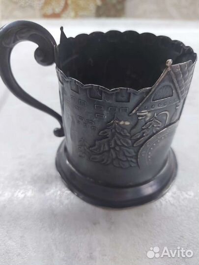 Подстаканник Богатырская застава СССР